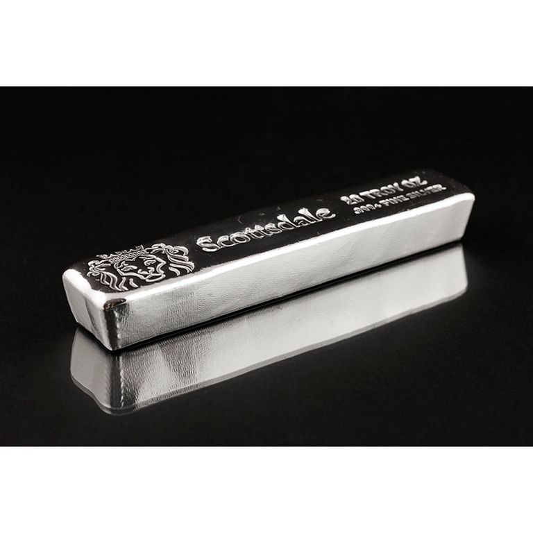 Scottsdale CL20 20 oz Silver Bar Silver Bullion