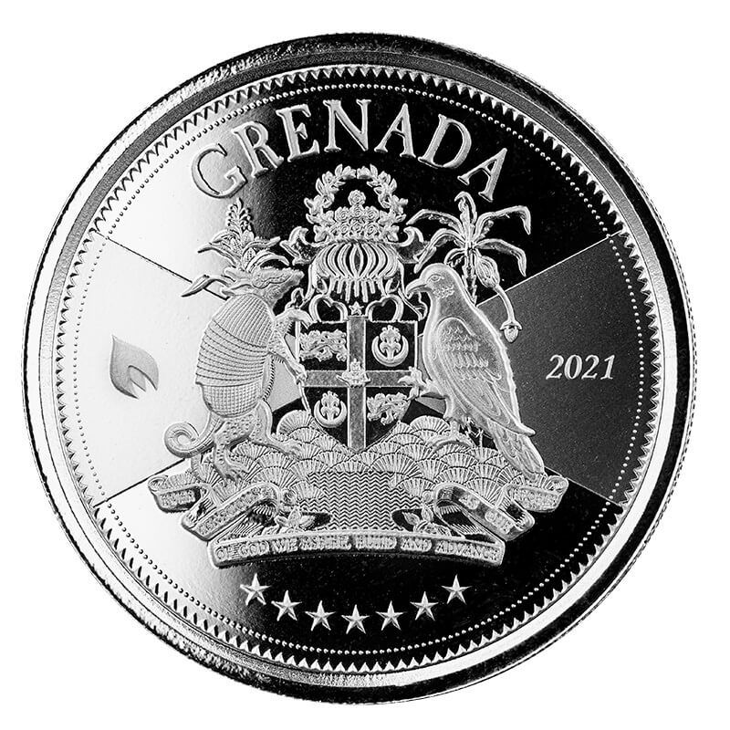 2021 EC8 St Lucia 1 oz store Silver Coin