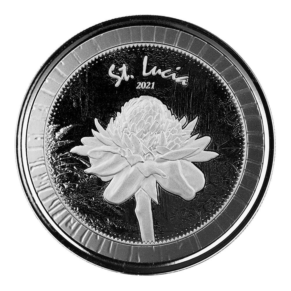 2021 EC8 St Lucia 2024 1 oz Silver Coin