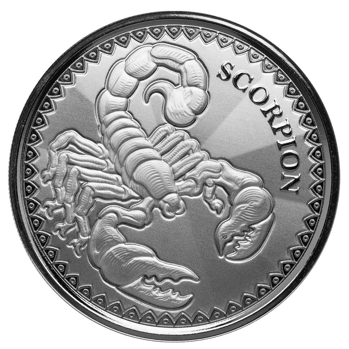 2022 Chad Scorpion 1 oz Silver Proof Like Coin | Scottsdale Mint