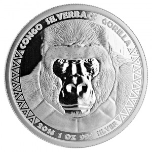 Congo Silverback Gorilla Coin Series | Scottsdale Mint