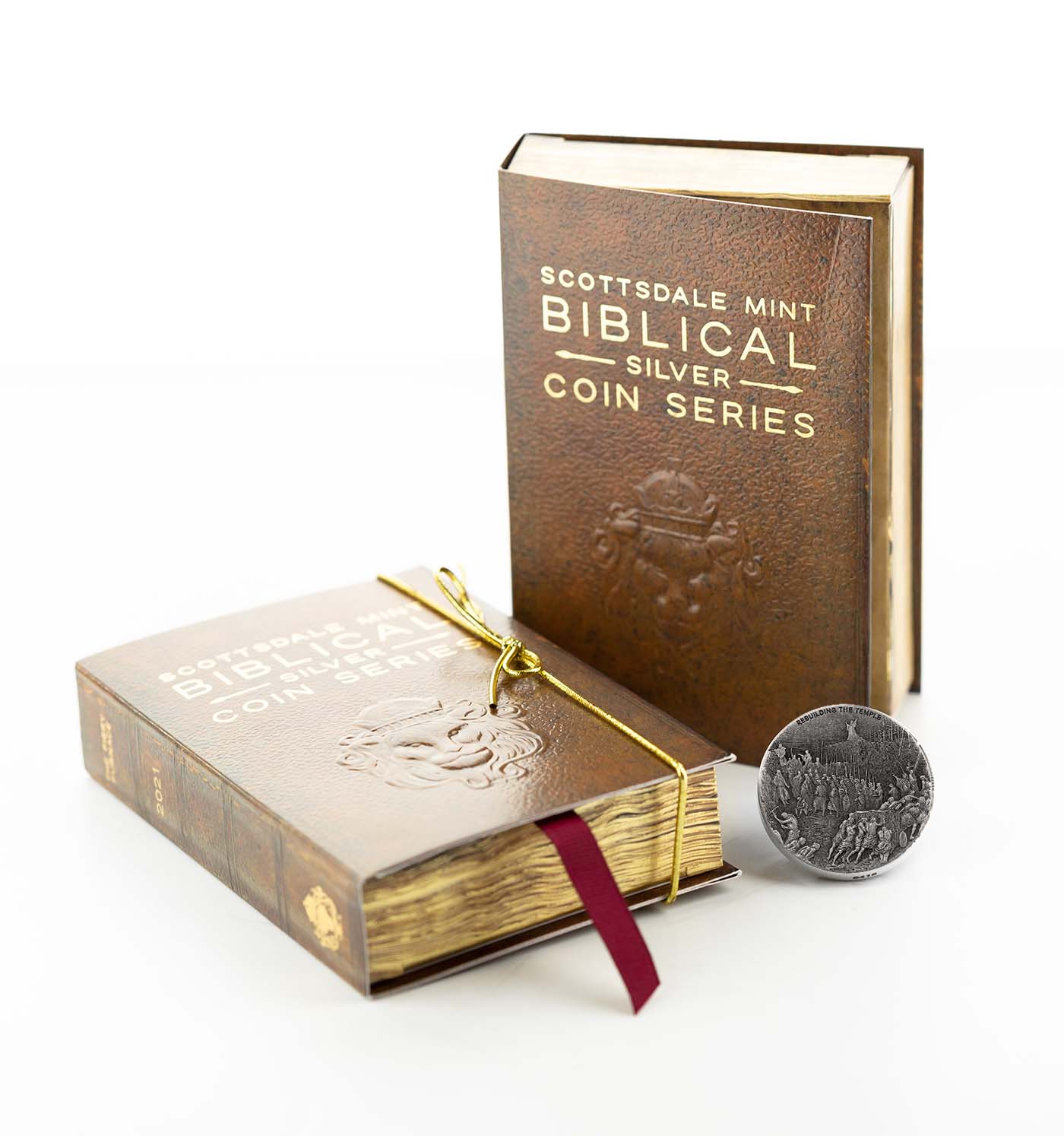 2021 Biblical | Rebuilding The Jerusalem Temple 2 oz Silver Collectible Coin
