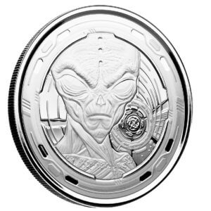 2022 Ghana Alien Silver 4 Coin Half oz Set