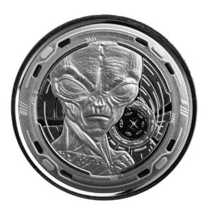 2022 Ghana Alien Silver 4 Coin Half oz Set