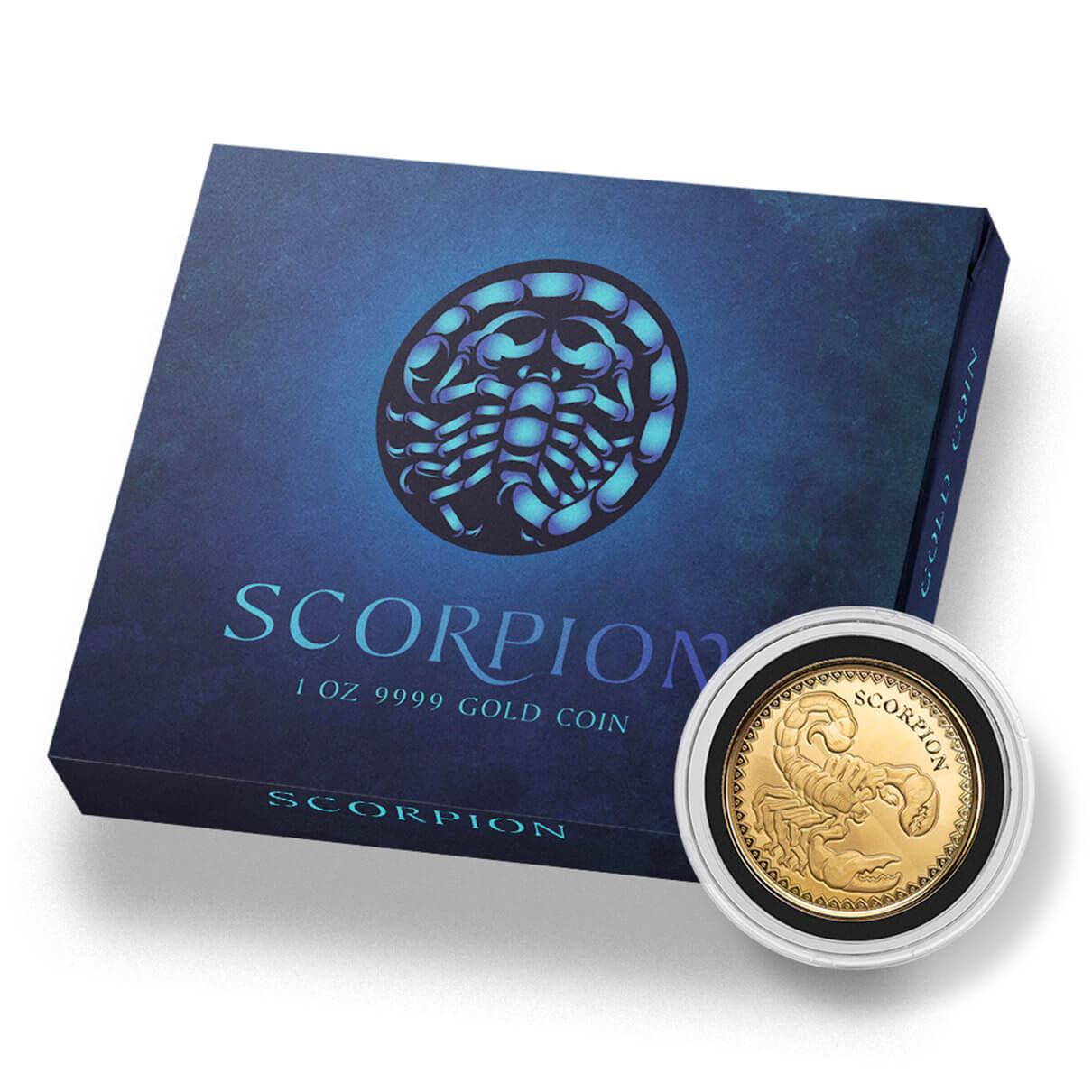 Shop 2022 Chad Scorpion 1 oz Gold Proof Coin Scottsdale Mint