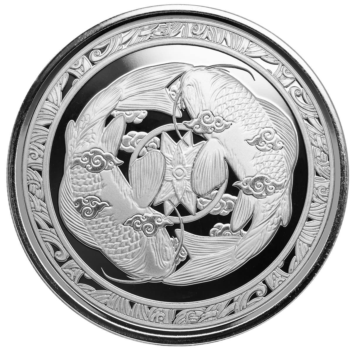 2023 Fiji Koi Fish 1 oz Silver Proof Like Coin