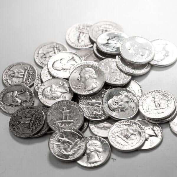 Random Year 90% US Silver Washington Quarters | Scottsdale Mint