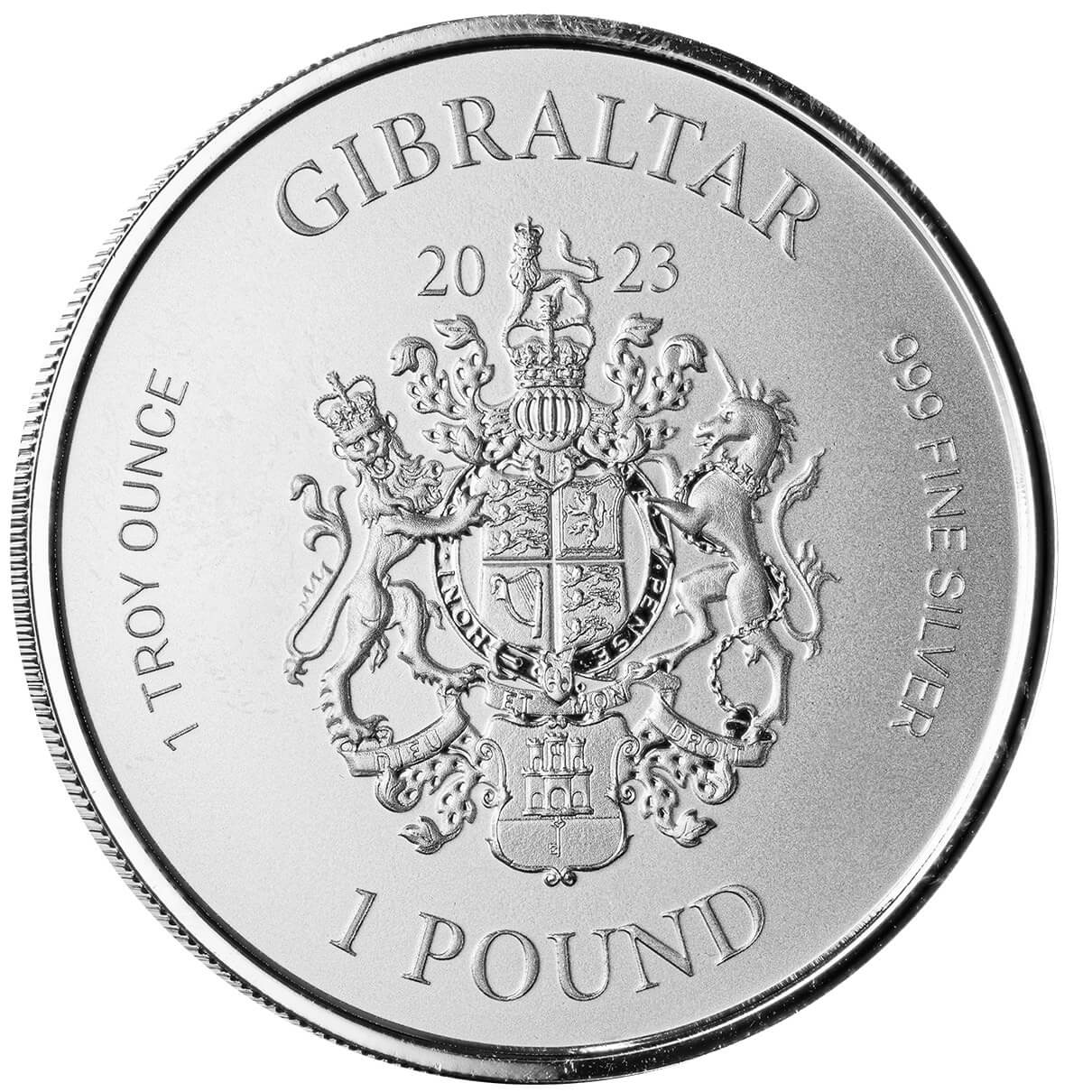 2023 Gibraltar War Elephant 1 oz Silver Proof-like Coin | Scottsdale Mint