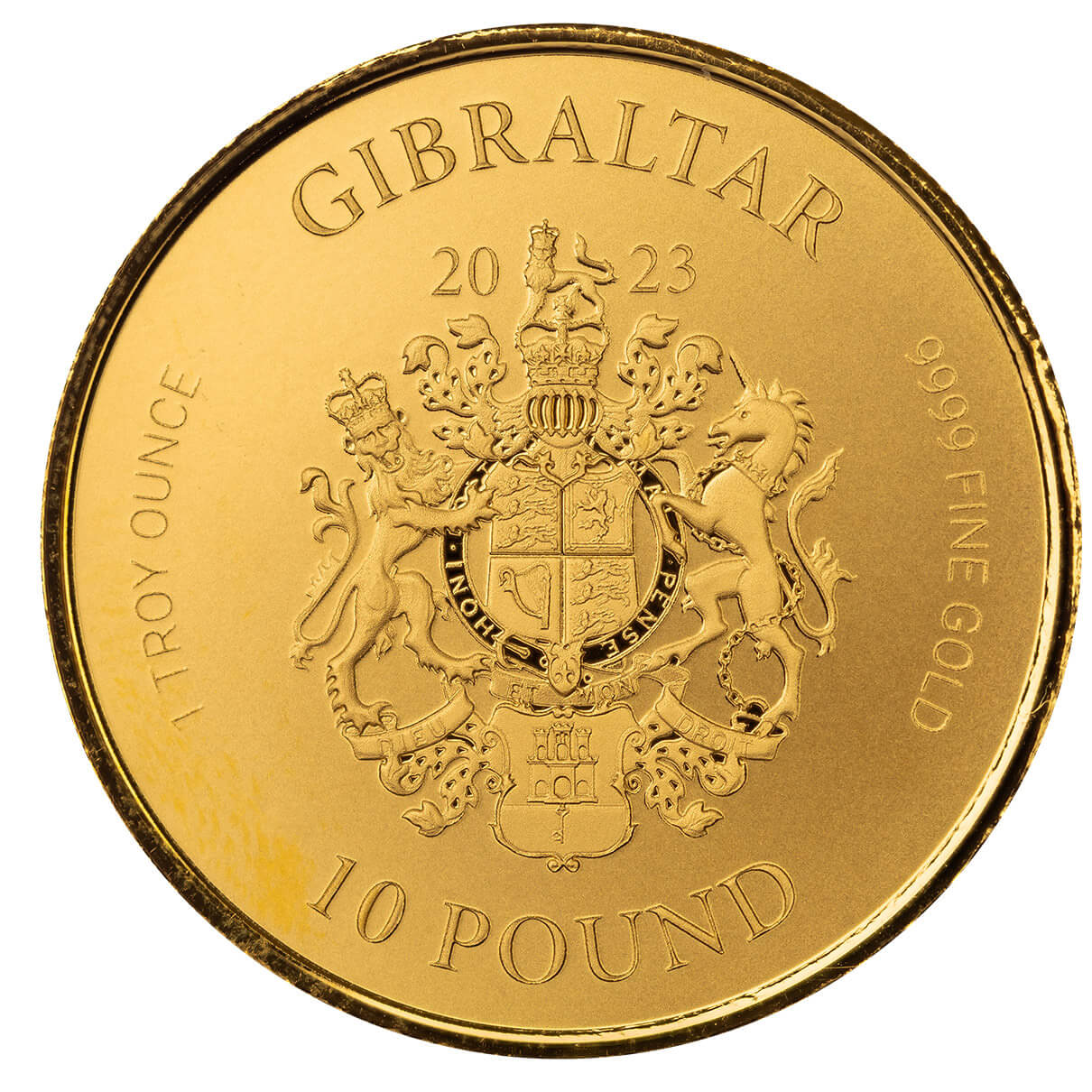 2023 Gibraltar War Elephant 1 oz Gold Proof Coin | Scottsdale Mint