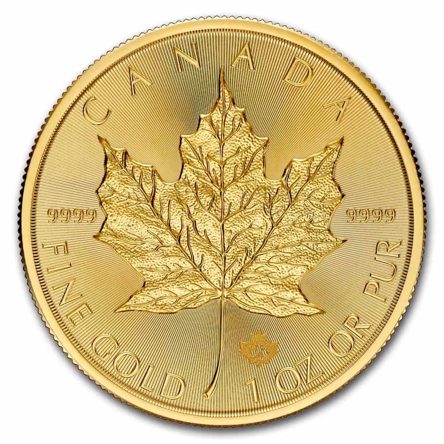 2024 Canada Gold Maple Leaf 1 oz Gold Coin Scottsdale Mint