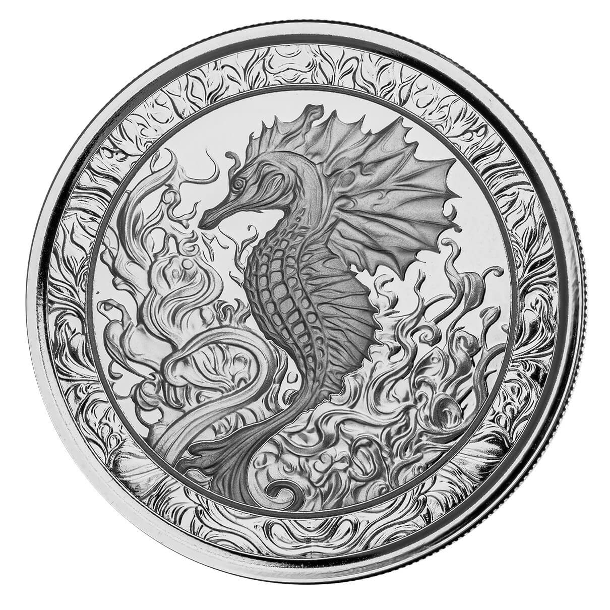 2023 Samoa Seahorse 1 oz Silver Proof Like Coin | Scottsdale Mint